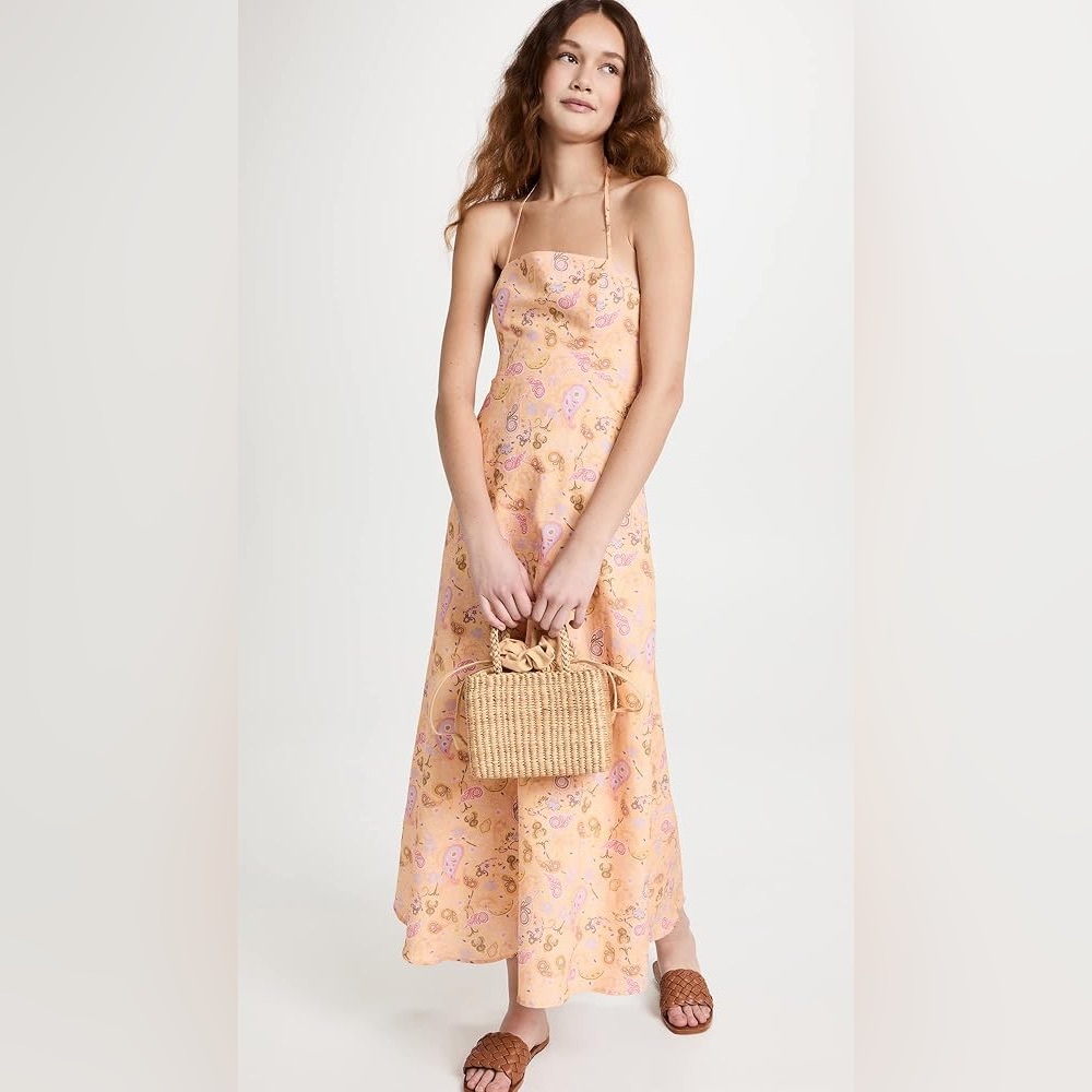 Charlie Holiday Maple printed maxi dress in paisley